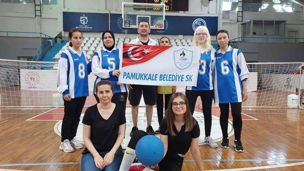 Pamukkale Belediyespor Goalball Takımı ikinci lige yükseldi