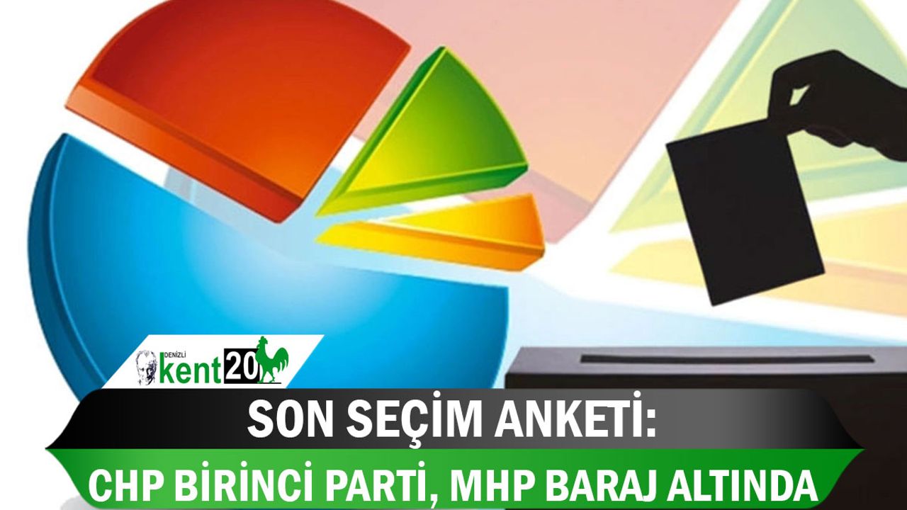 Son seçim anketi: CHP birinci parti, MHP baraj altında