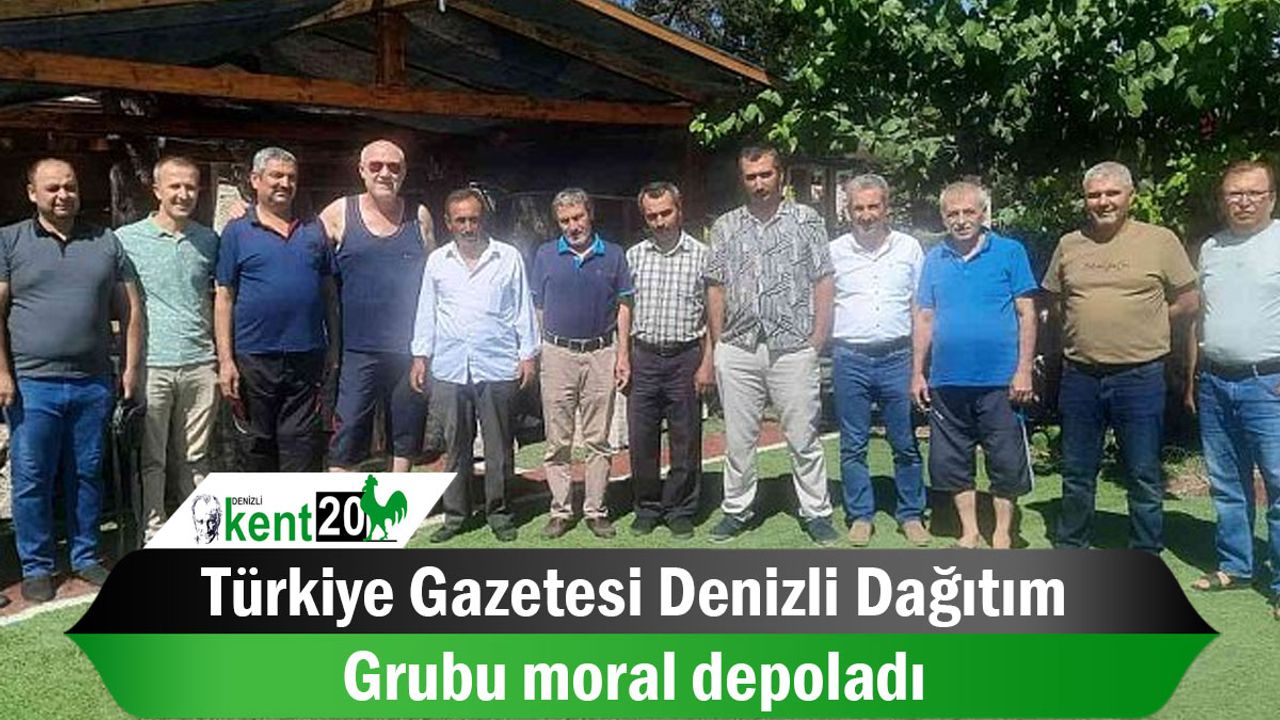 Türkiye Gazetesi Denizli Dağıtım Grubu moral depoladı