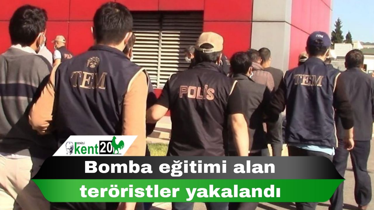 Bomba eğitimi alan teröristler yakalandı