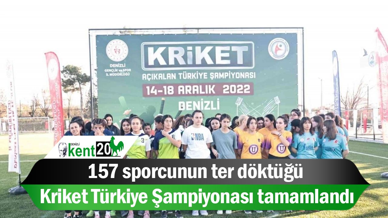 157 sporcunun ter döktüğü Kriket Türkiye Şampiyonası tamamlandı