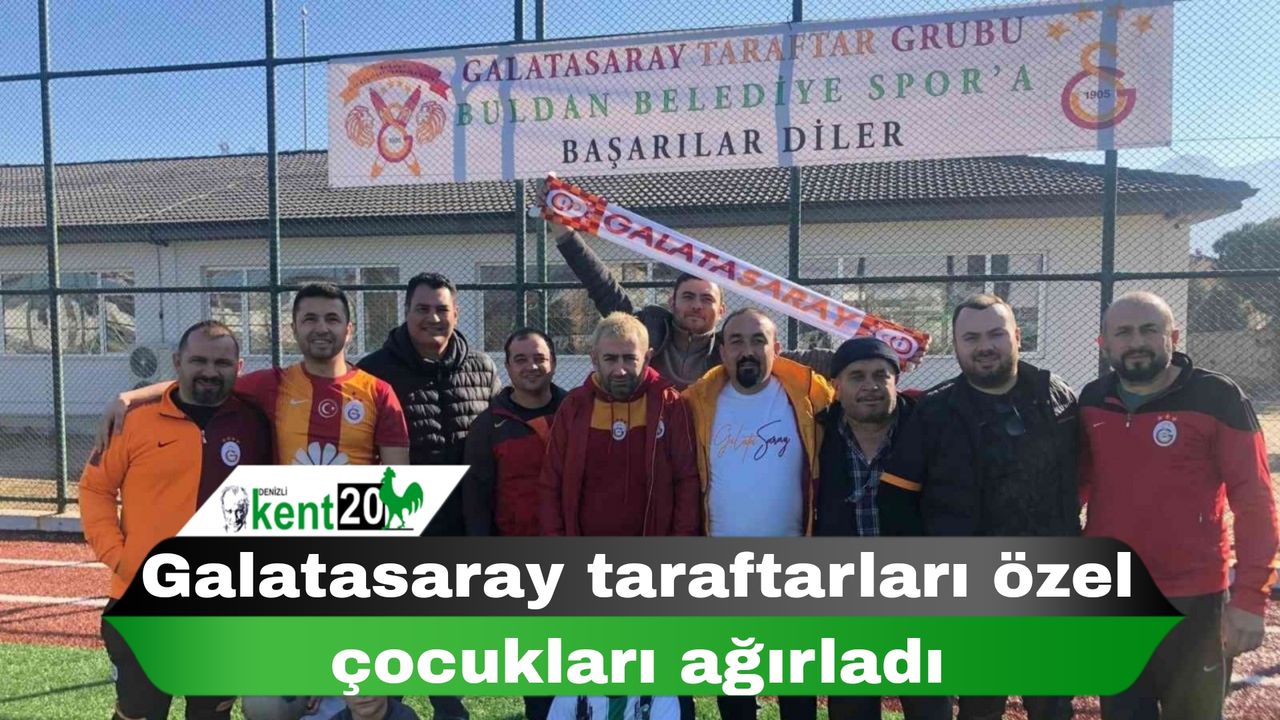 Galatasaray taraftarları özel çocukları ağırladı