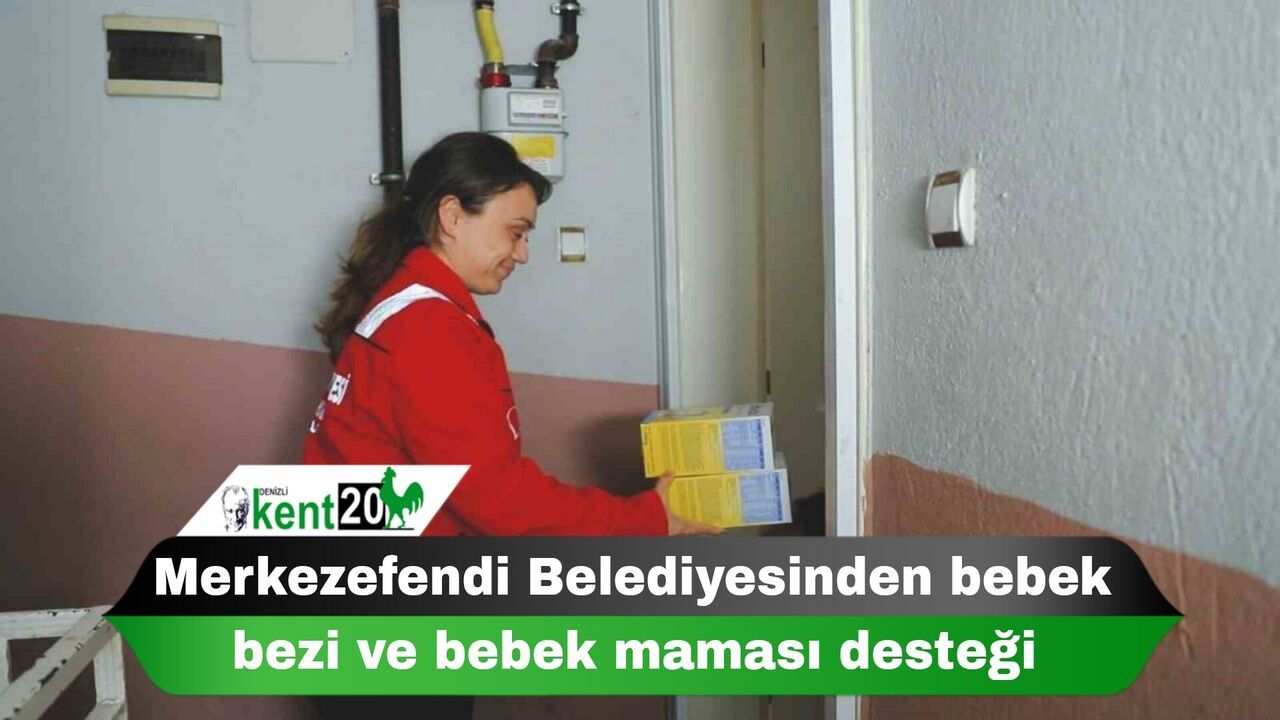 Merkezefendi Belediyesinden bebek bezi ve bebek maması desteği
