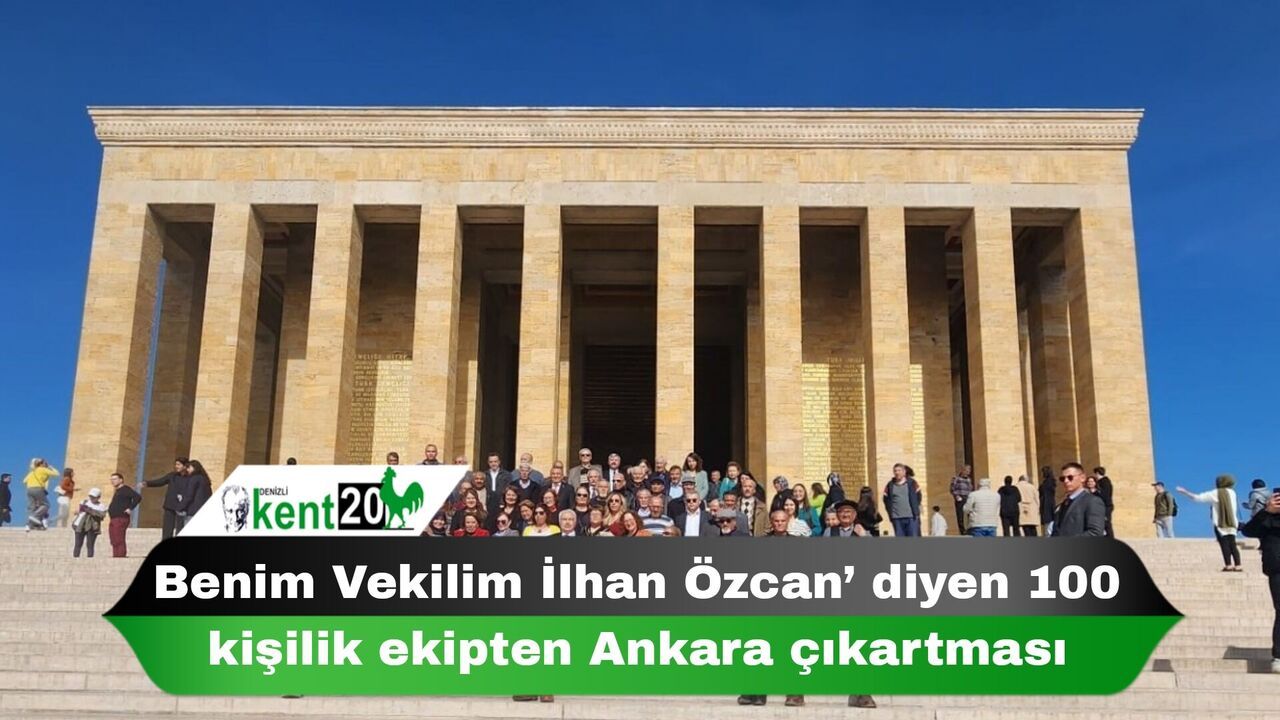 ‘Benim Vekilim İlhan Özcan’ diyen 100 kişilik ekipten Ankara çıkartması
