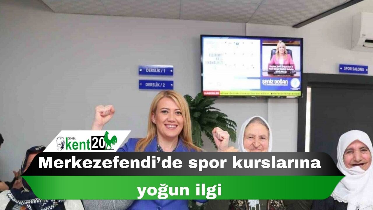 Merkezefendi’de spor kurslarına yoğun ilgi