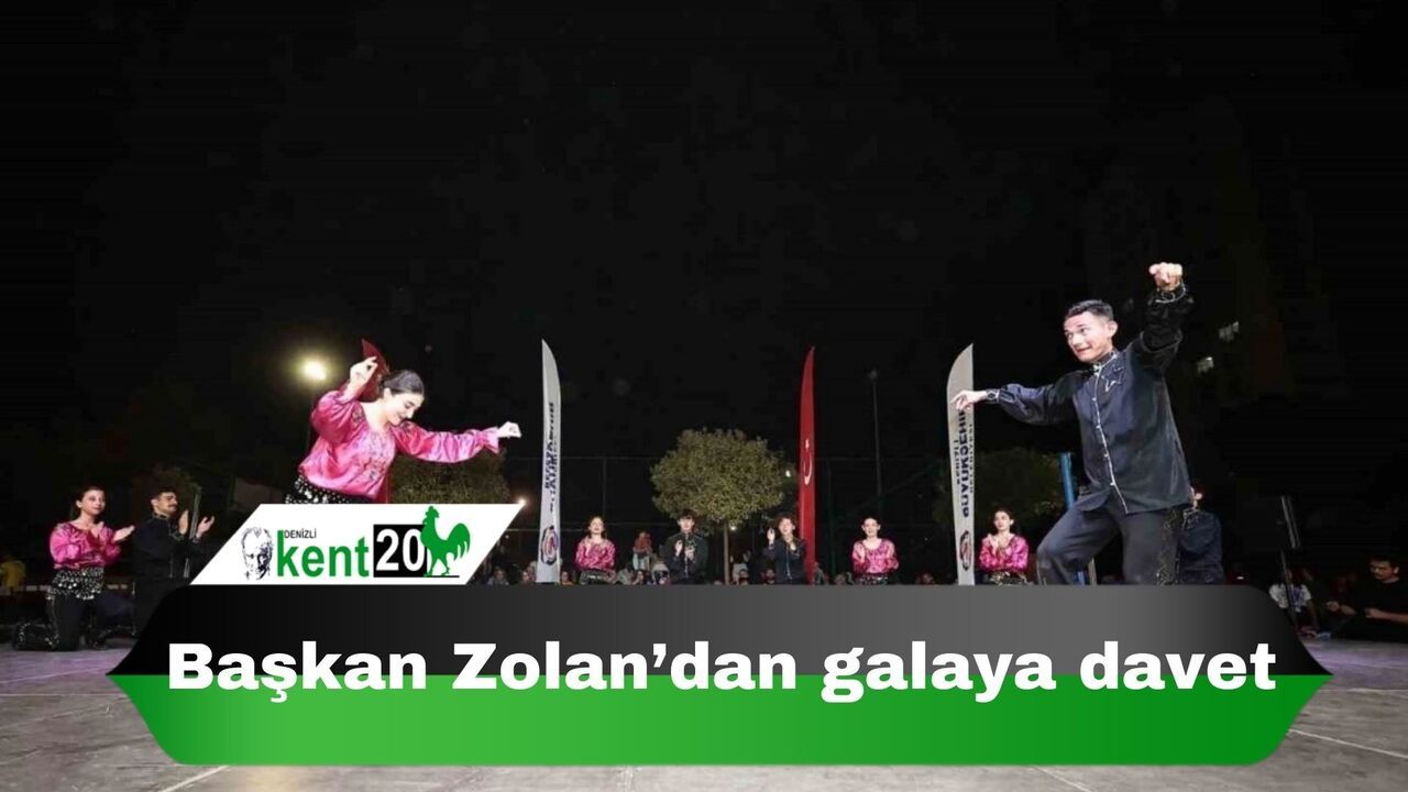 Başkan Zolan’dan galaya davet