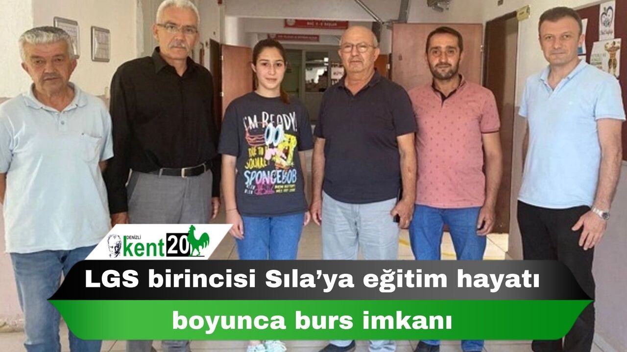 LGS birincisi Sıla’ya eğitim hayatı boyunca burs imkanı
