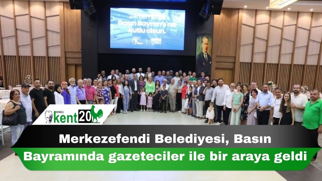 Merkezefendi Belediyesi, Basın Bayramında gazeteciler ile bir araya geldi