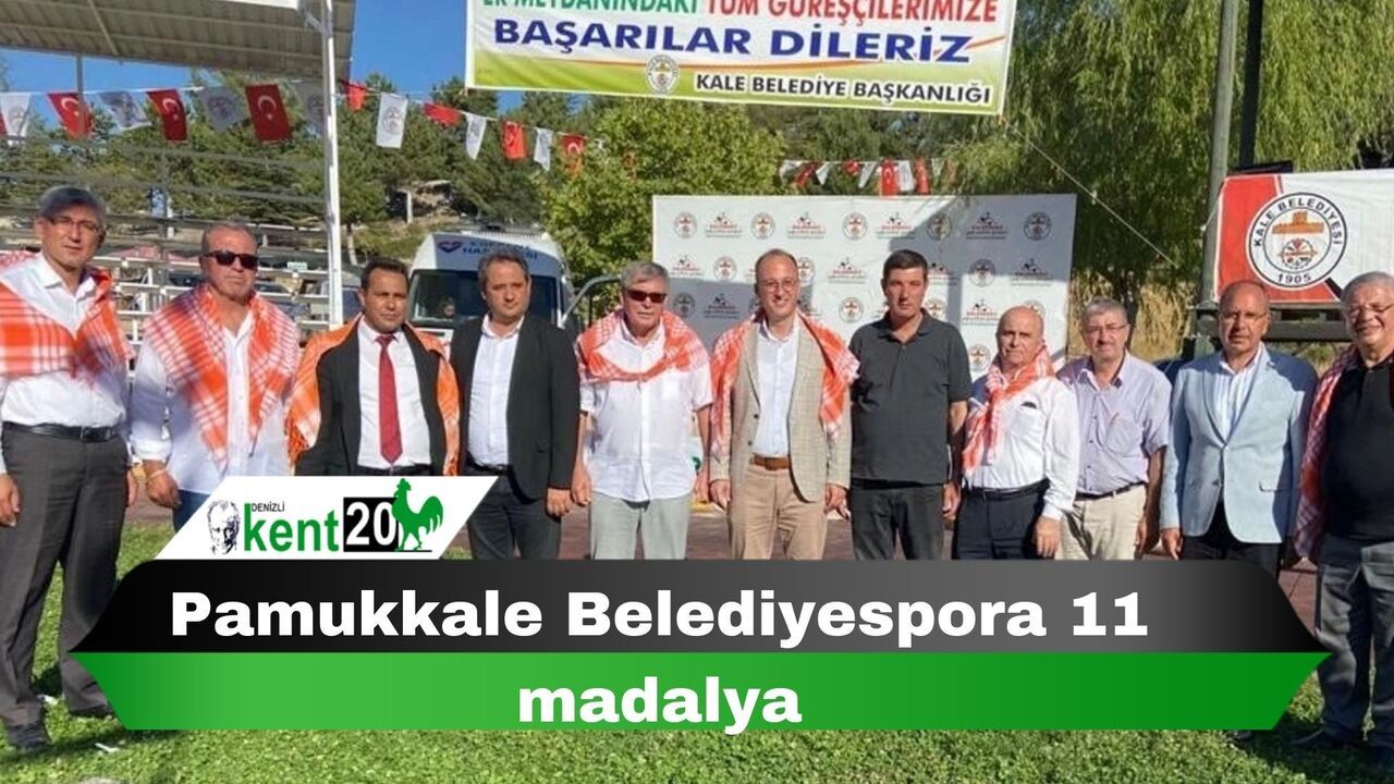 Pamukkale Belediyespora 11 madalya