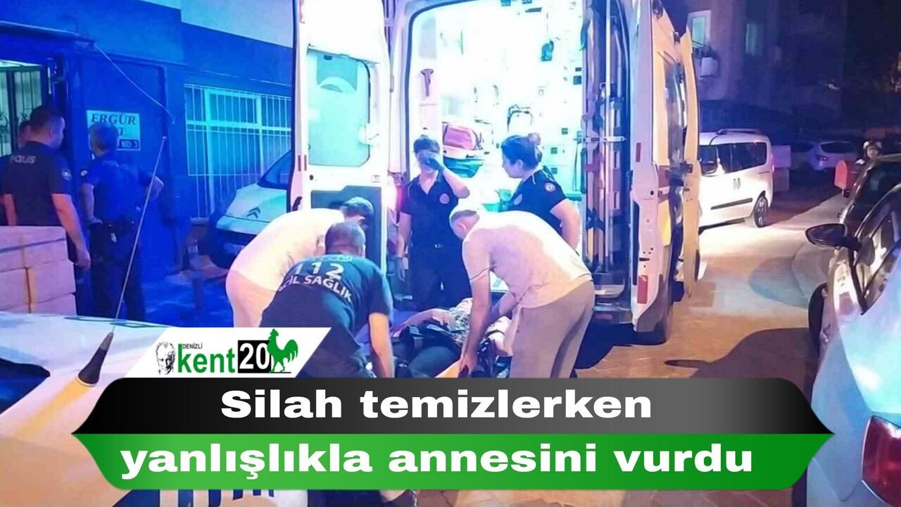 Silah temizlerken yanlışlıkla annesini vurdu