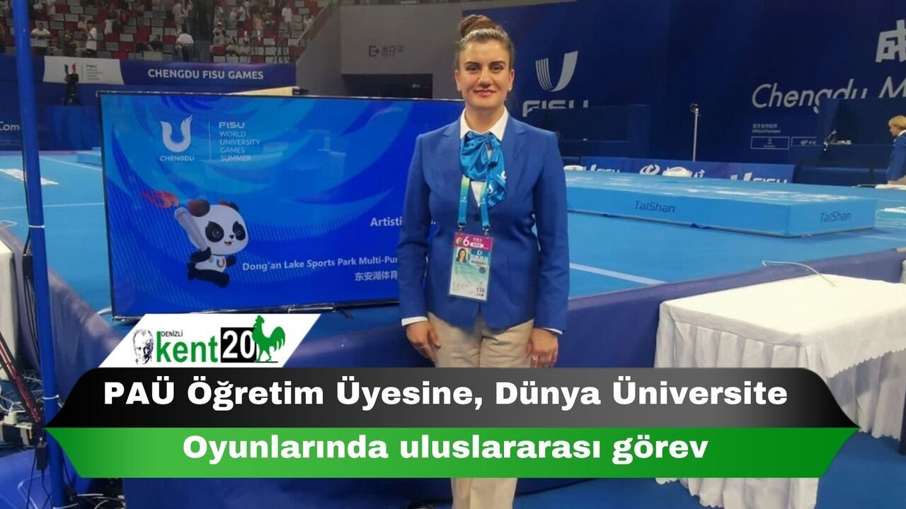PAÜ Öğretim Üyesine, Dünya Üniversite Oyunlarında uluslararası görev