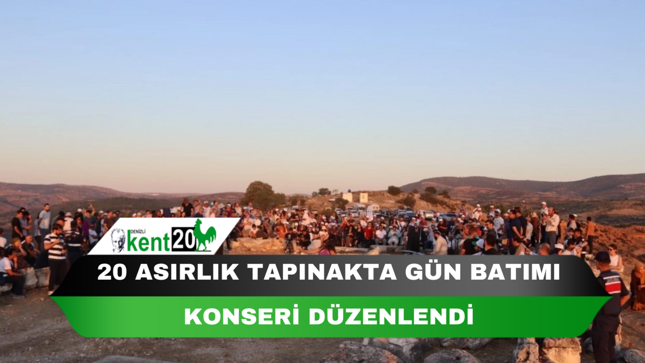 20 asırlık tapınakta gün batımı konseri düzenlendi
