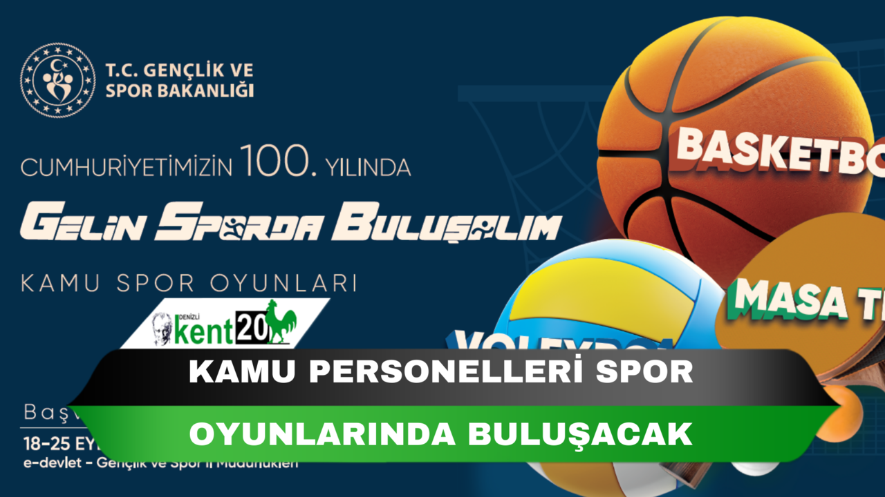 Kamu personelleri spor oyunlarında buluşacak