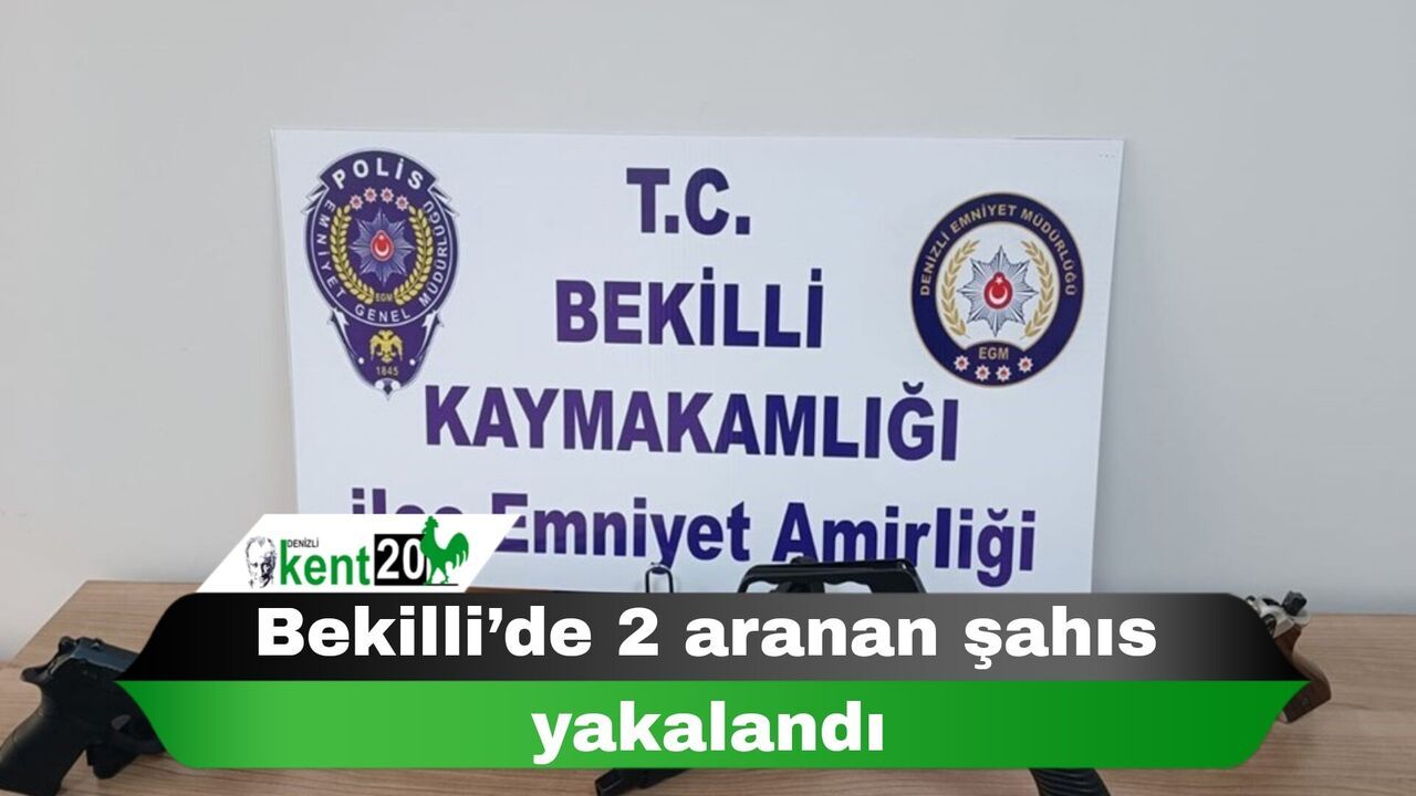 Bekilli’de 2 aranan şahıs yakalandı