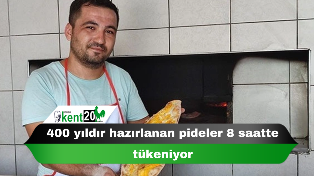 400 yıldır hazırlanan pideler 8 saatte tükeniyor