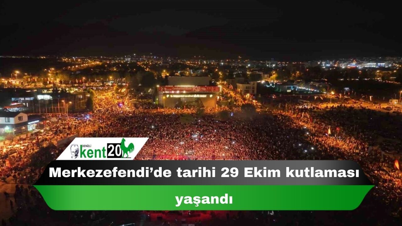 Merkezefendi’de tarihi 29 Ekim kutlaması yaşandı