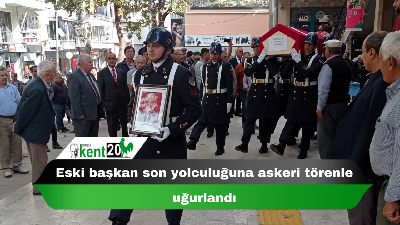 Eski başkan son yolculuğuna askeri törenle uğurlandı