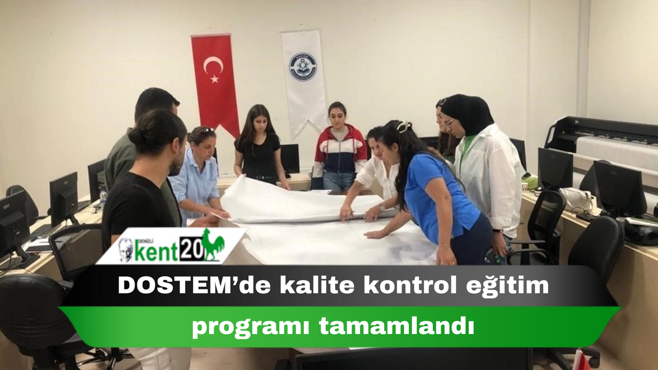 DOSTEM’de kalite kontrol eğitim programı tamamlandı