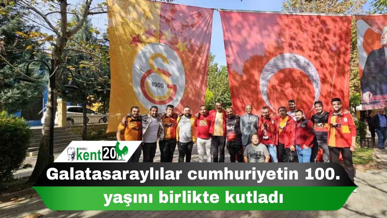 Galatasaraylılar cumhuriyetin 100. yaşını birlikte kutladı