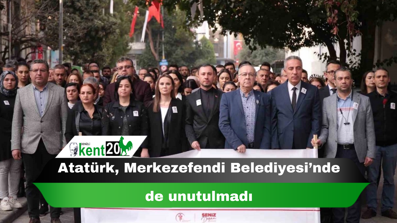 Atatürk, Merkezefendi Belediyesi’nde de unutulmadı