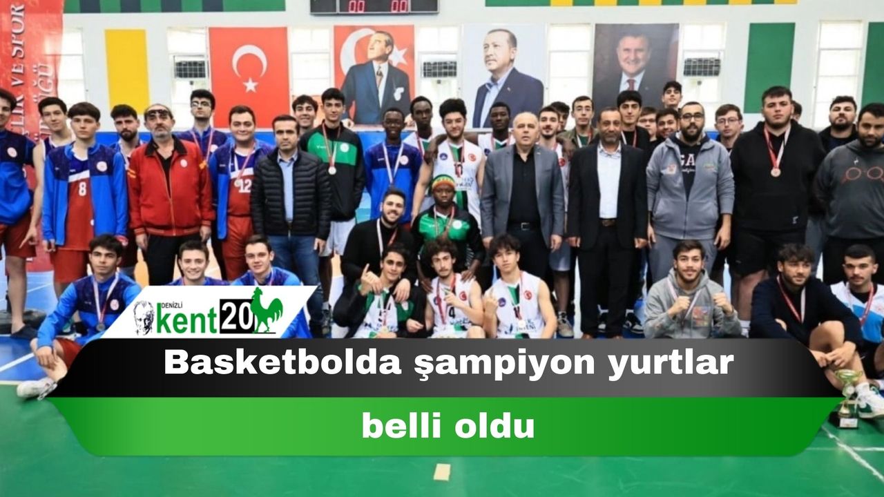 Basketbolda şampiyon yurtlar belli oldu