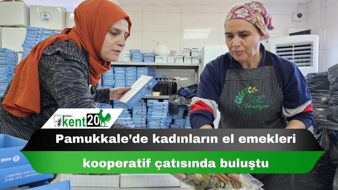 Pamukkale’de kadınların el emekleri kooperatif çatısında buluştu