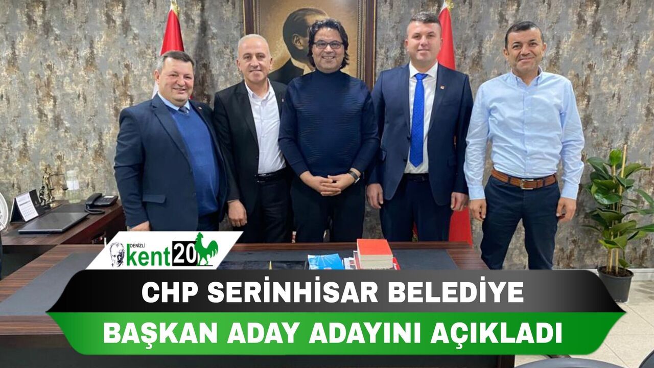 CHP SERİNHİSAR BELEDİYE BAŞKAN ADAY ADAYINI AÇIKLADI