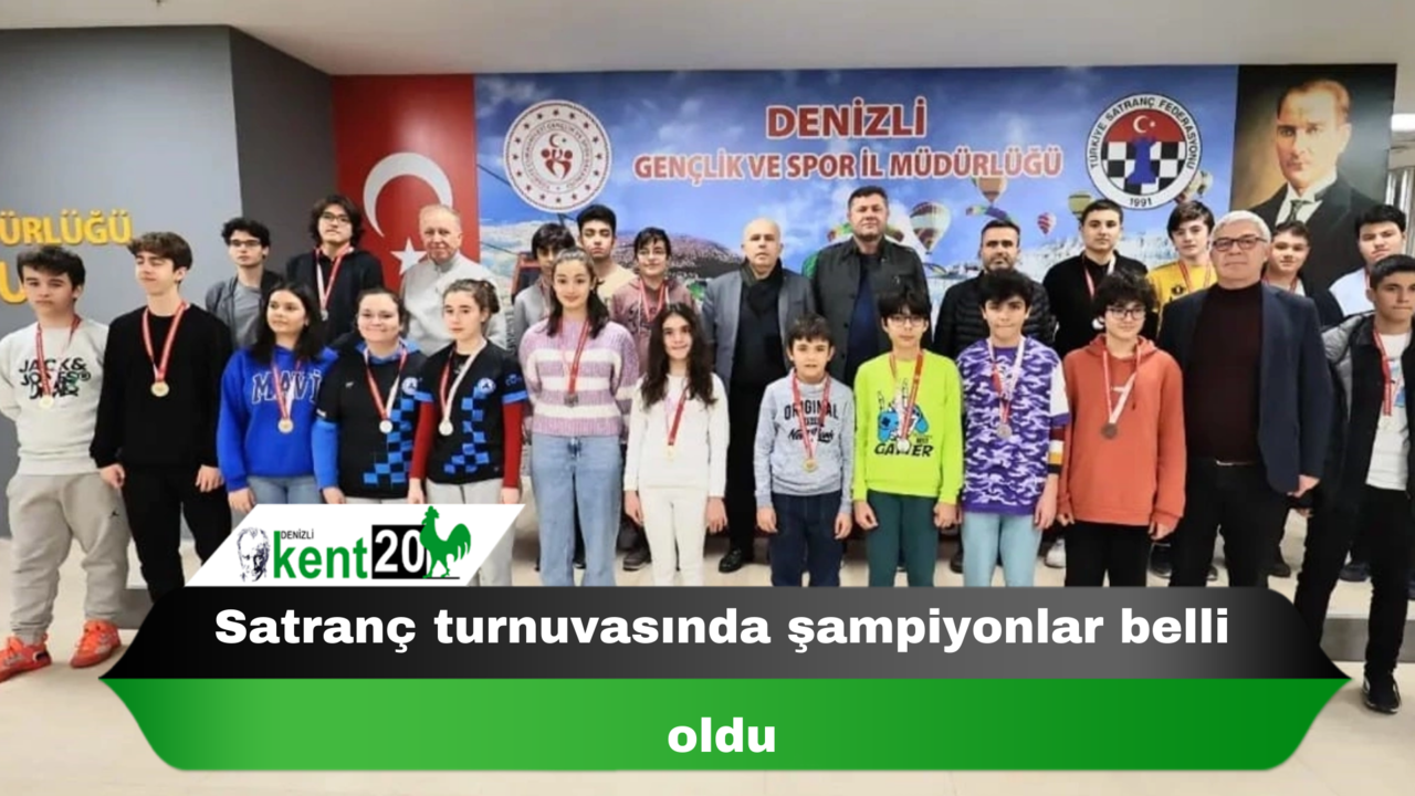 Satranç turnuvasında şampiyonlar belli oldu