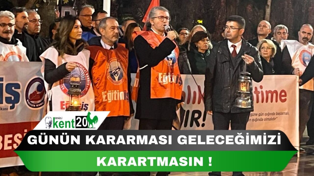 GÜNÜN KARANLIĞI GELECEĞİMİZİ KARARTMASIN