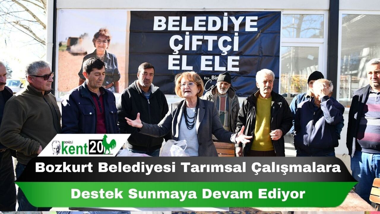 Bozkurt Belediyesi Tarımsal Çalışmalara Destek Sunmaya Devam Ediyor