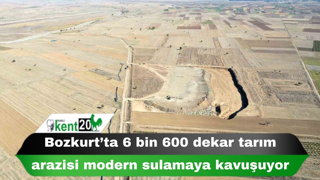 Bozkurt’ta 6 bin 600 dekar tarım arazisi modern sulamaya kavuşuyor
