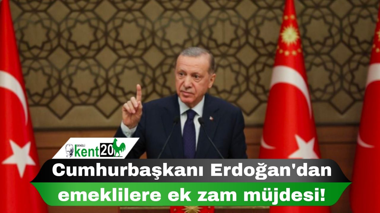 Cumhurbaşkanı Erdoğan'dan emeklilere ek zam müjdesi!