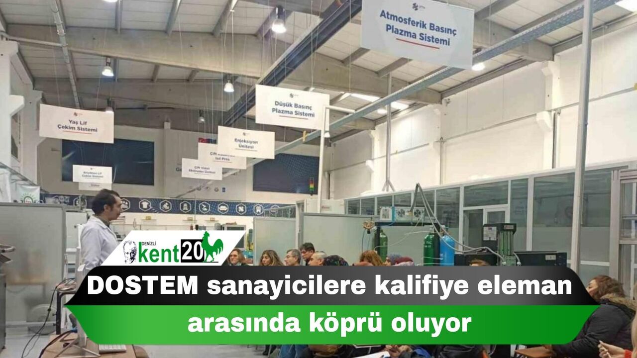 DOSTEM sanayicilere kalifiye eleman arasında köprü oluyor