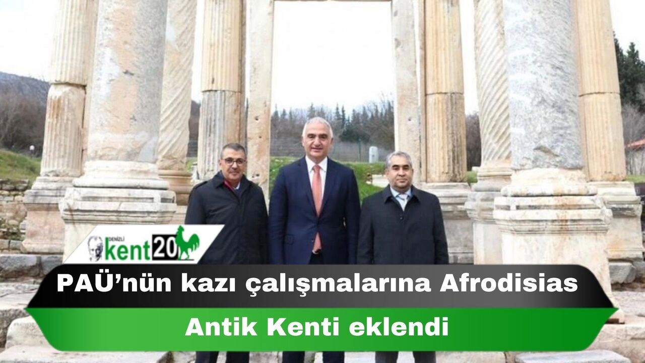 PAÜ’nün kazı çalışmalarına Afrodisias Antik Kenti eklendi