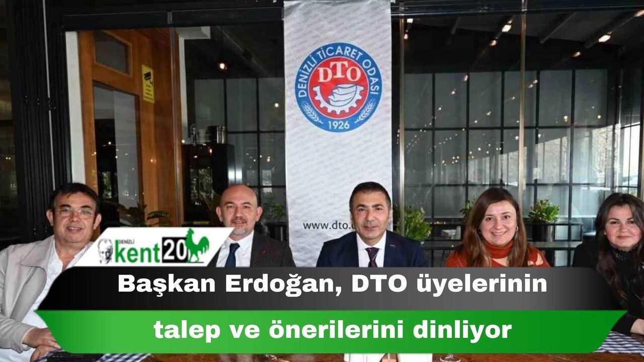 Başkan Erdoğan, DTO üyelerinin talep ve önerilerini dinliyor