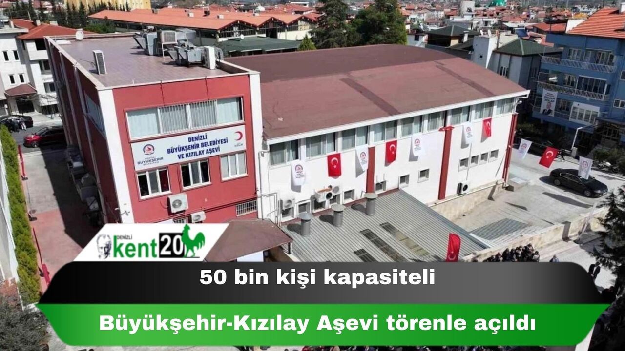 50 bin kişi kapasiteli Büyükşehir-Kızılay Aşevi törenle açıldı