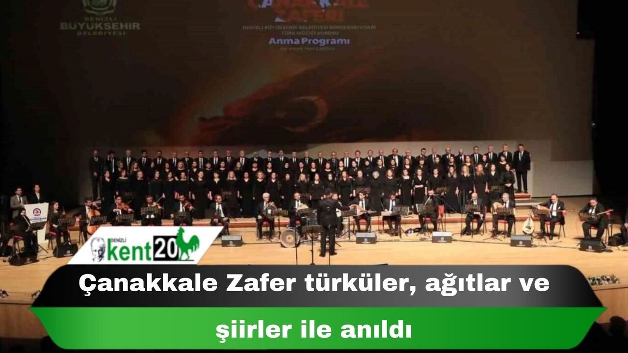 Çanakkale Zafer türküler, ağıtlar ve şiirler ile anıldı