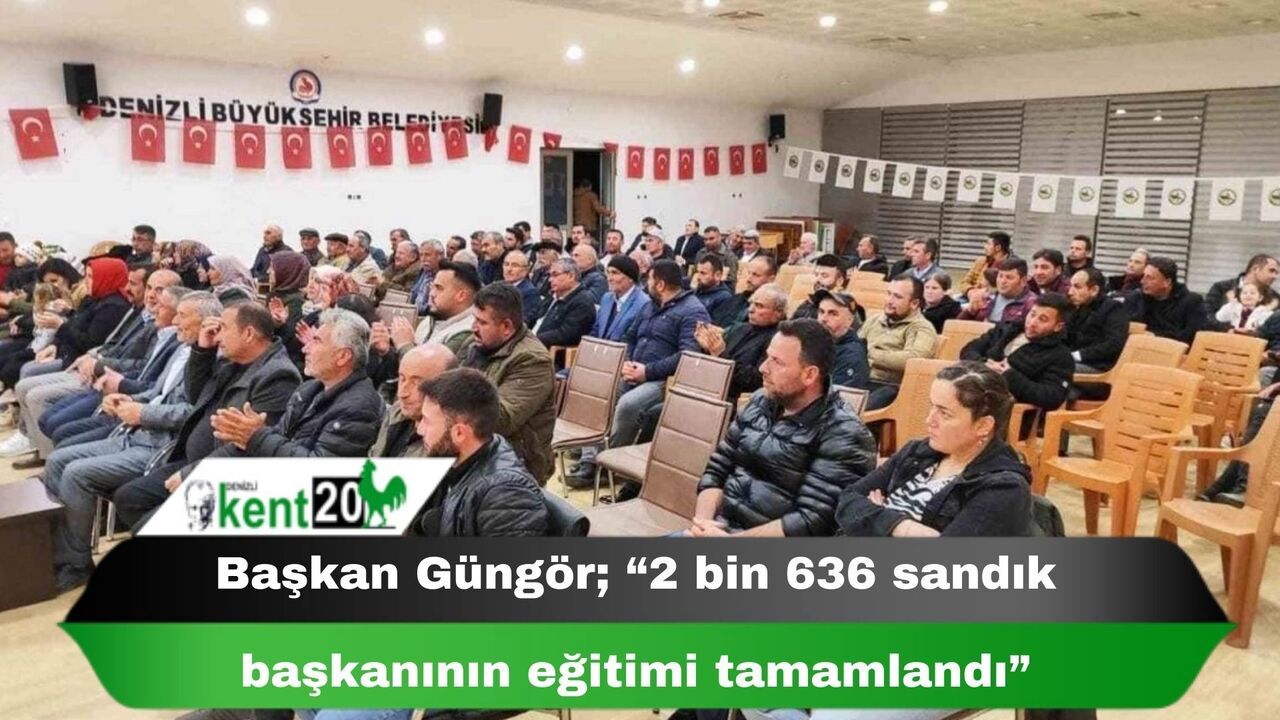 Başkan Güngör; “2 bin 636 sandık başkanının eğitimi tamamlandı”
