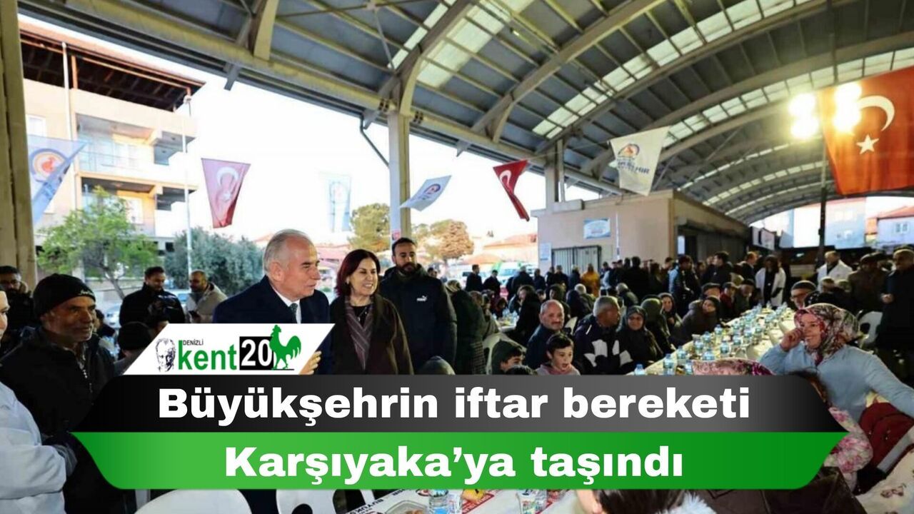 Büyükşehrin iftar bereketi Karşıyaka’ya taşındı