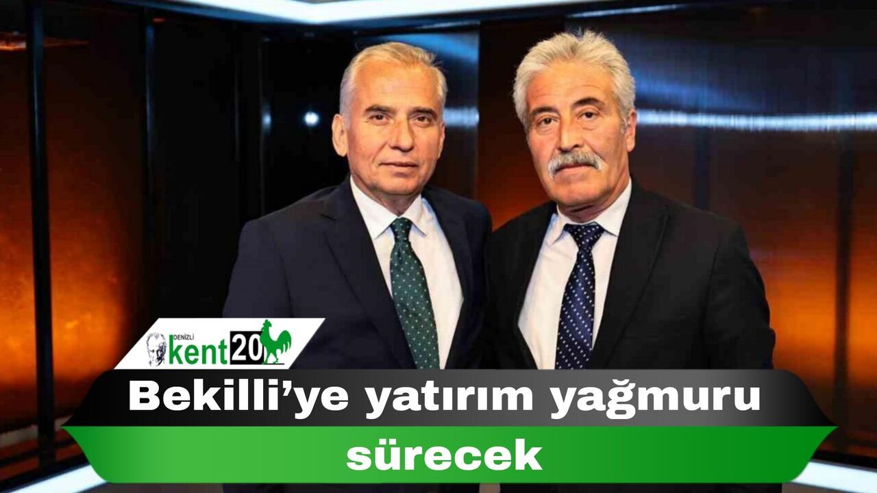 Bekilli’ye yatırım yağmuru sürecek