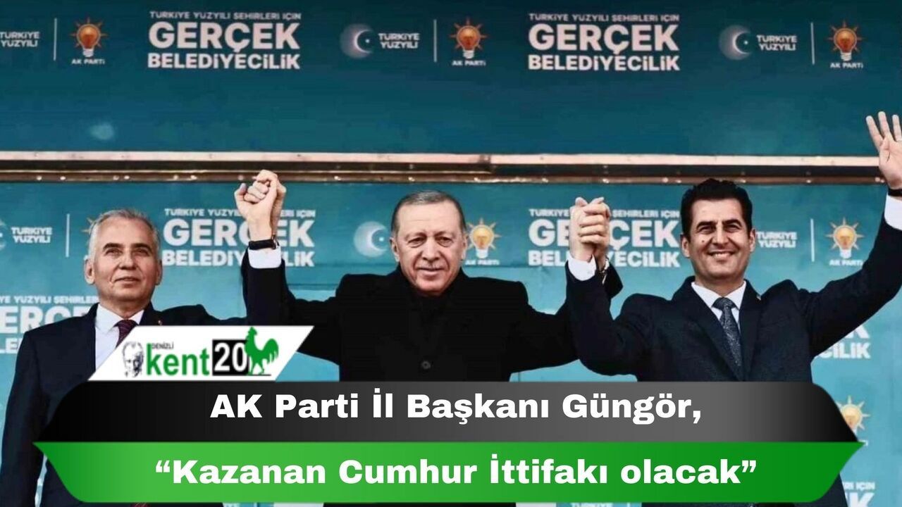 AK Parti İl Başkanı Güngör, “Kazanan Cumhur İttifakı olacak”