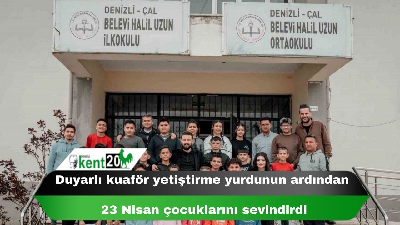 Duyarlı kuaför yetiştirme yurdunun ardından 23 Nisan çocuklarını sevindirdi
