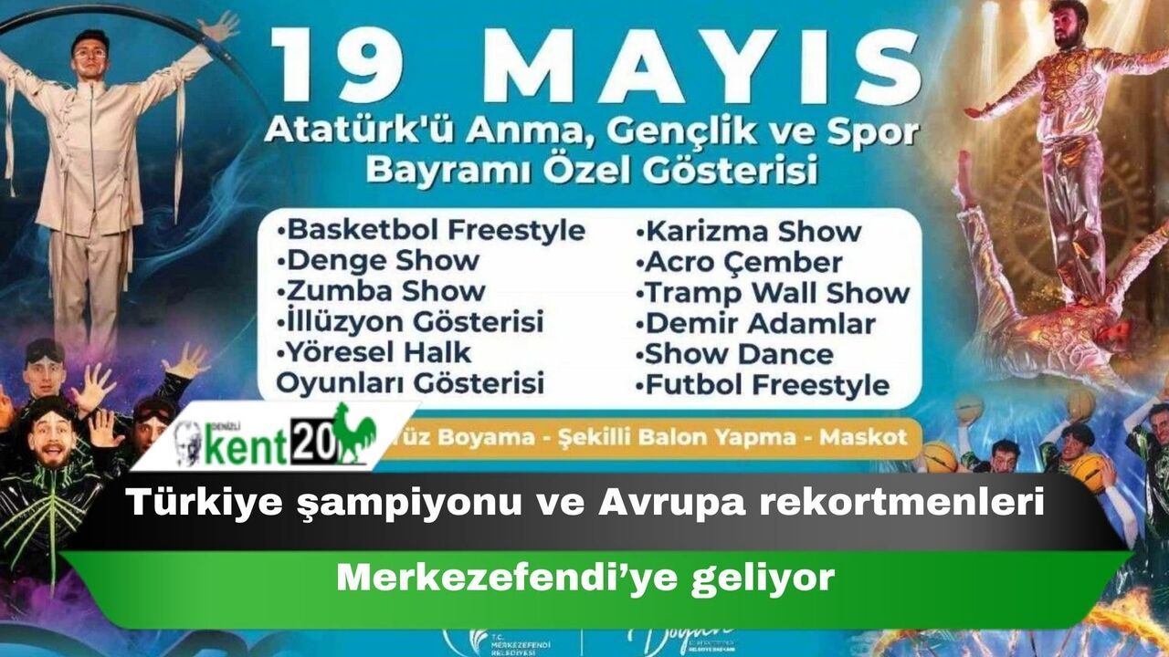 Türkiye şampiyonu ve Avrupa rekortmenleri Merkezefendi’ye geliyor