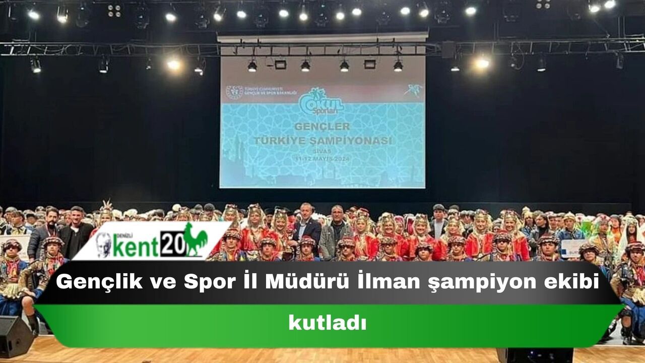 Gençlik ve Spor İl Müdürü İlman şampiyon ekibi kutladı
