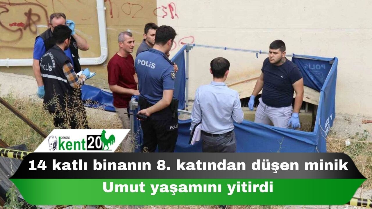 14 katlı binanın 8. katından düşen minik Umut yaşamını yitirdi