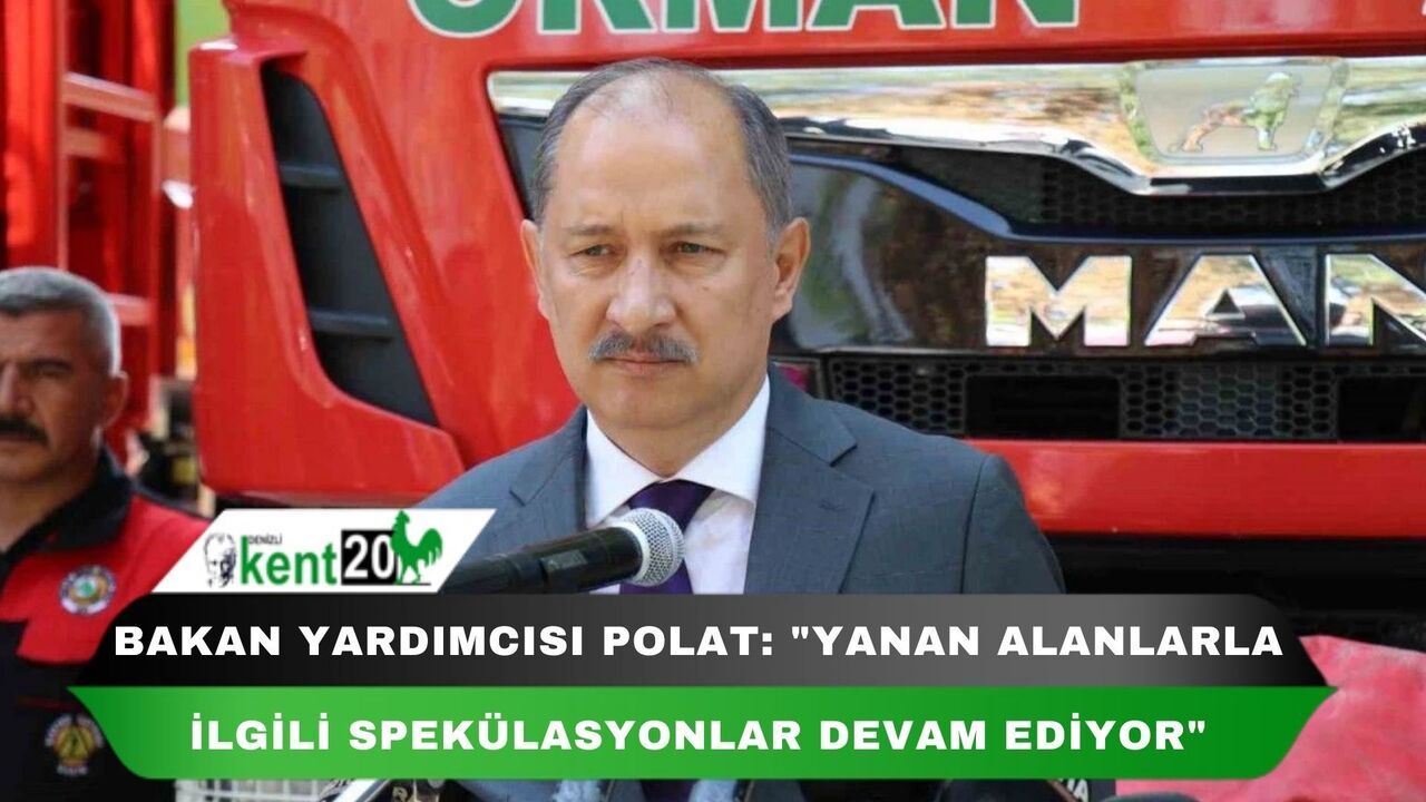 Bakan Yardımcısı Polat: "Yanan alanlarla ilgili spekülasyonlar devam ediyor"