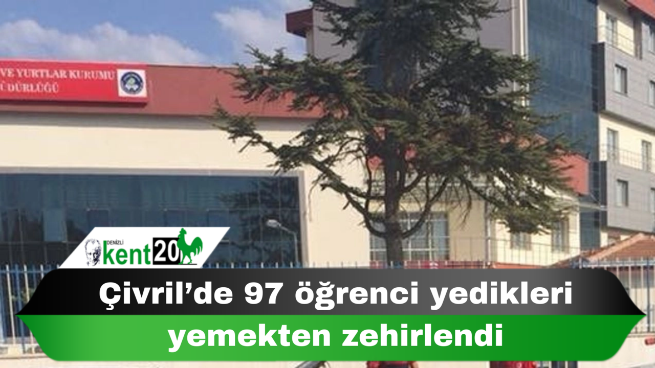 Çivril’de 97 öğrenci yedikleri yemekten zehirlendi