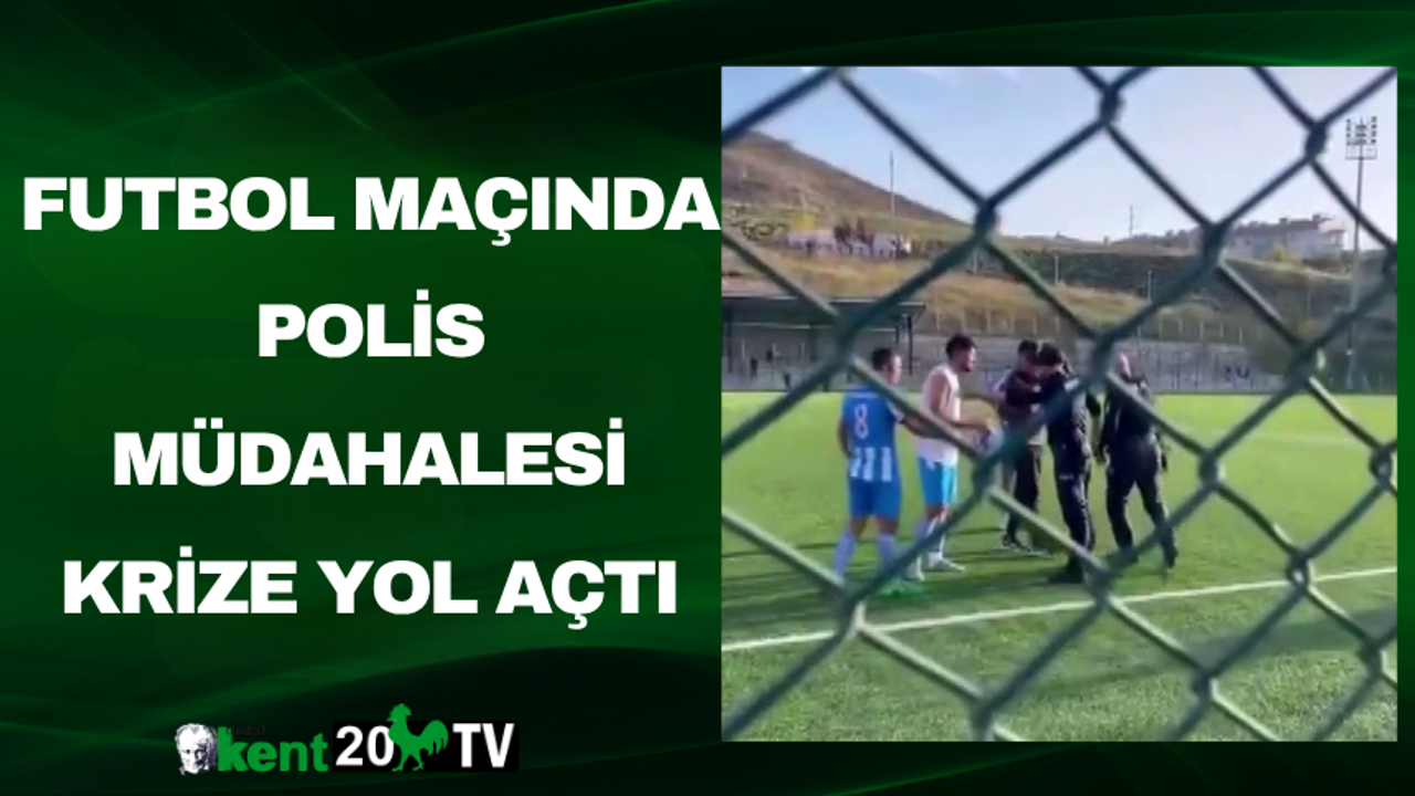 Futbol Maçında Polis Müdahalesi Krize Yol Açtı