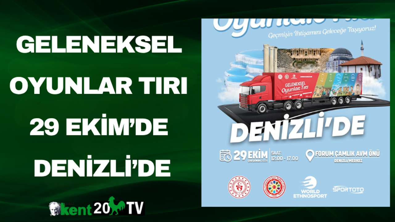 Geleneksel Oyunlar Tırı 29 Ekim’de Denizli’de