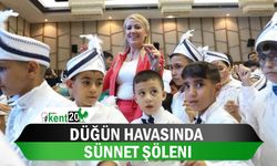 Düğün havasında sünnet şöleni